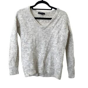 KAREN BY SIMONSEN Alpaca Blend V-Neck‎ Sweater Sz Sm